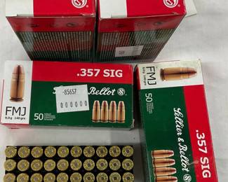 Lot# 9 - Sellier & Bellot .357 SIG 140 g