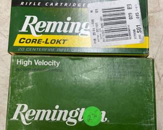Lot# 487 - Two Boxes of Remington .35 Re