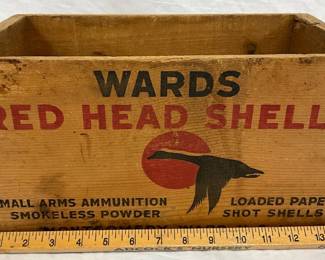 Lot# 222 - Wards Red Head Shells Wooden