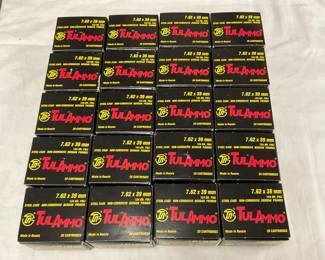 Lot# 80 - 400 Rounds of TulAmmo 7.62x39m
