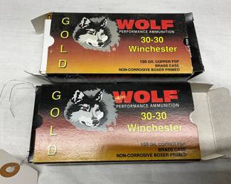 Lot# 159a - Wolf Gold 30-30 Winchester A