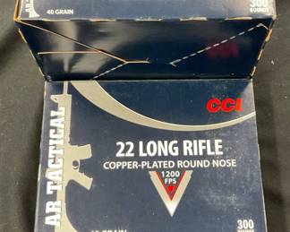 Lot# 136a - 600 Rounds of CCI AR Tactica