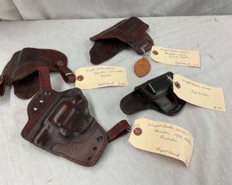 Lot# 514 - Set of 4 Wright Leather Works