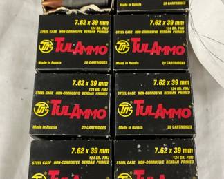 Lot# 80b - 280 Rounds of TulAmmo 7.62x39