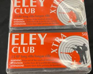Lot# 141 - Lot of 500 Eley Club Xtra .22