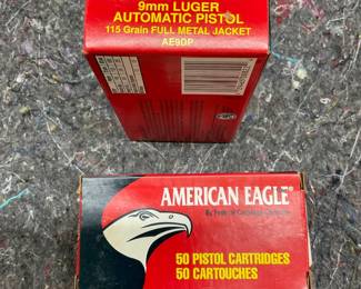 Lot# 23 - American Eagle 9mm Luger 115-G