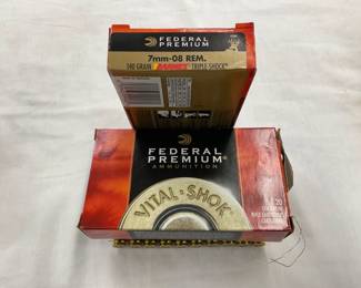 Lot# 55 - Federal Premium Vital-Shok 7mm