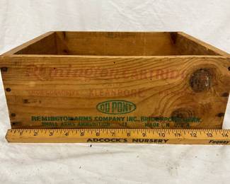 Lot# 228 - Wooden Ammunition Crate by Re