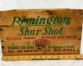 Lot# 232 - Remington Shur Shot Wooden Am