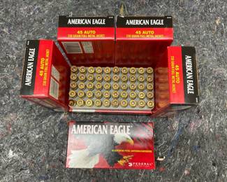Lot# 68 - Six Boxes of American Eagle .4