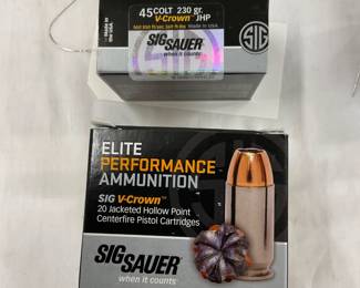 Lot# 28 - Two Boxes Of Sig Sauer Elite P