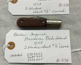 Lot# 207 - Pair of Barlow Imperial Pocke
