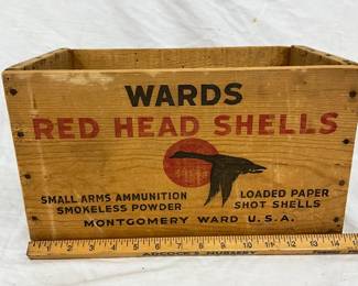 Lot# 215 - Montgomery Ward Red Head Shel