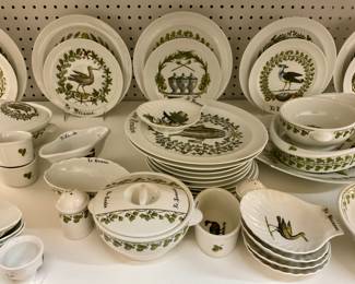 Large Collection “Chambord” China by Porcelaine D’ Auteuil, French.