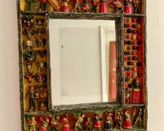 Framed Mirror from Mexico