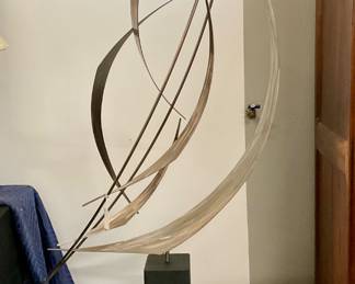 Curtis Jere Stainless Steel “Sails” Sculpture
