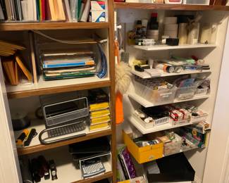 A CLOSET FULL OF SUPPLIES 