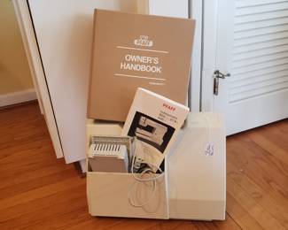 Pfaff Hobbymatic Sewing Machine with foot pedal and handbook. $50