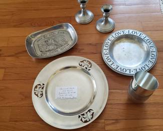 Various pewter. Various prices