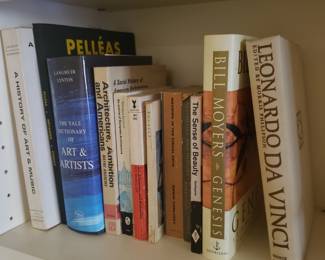 Various art & music books; $5-10 for hardbacks and $1 for paperbacks