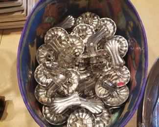 Antique Christmas tree candle holders. Sweden. $10 for the entire set