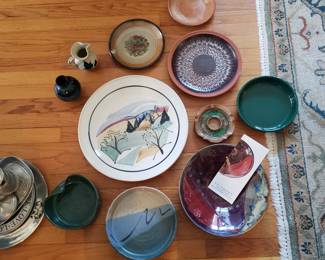 Various pottery; various prices listed at sale