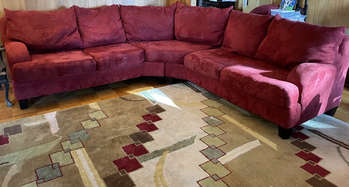 Two-piece sectional sofa (coordinating rug sold separately)