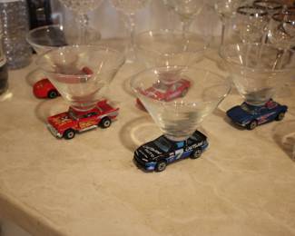 Matchbox martini glasses