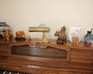 Assorted elephant decor