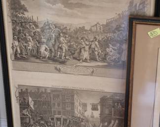 W. Hogarth etchings