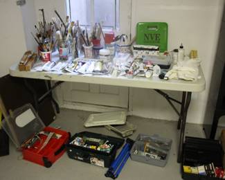 Artist supplies - easels, etc
