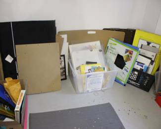 Artist supplies - easels, etc