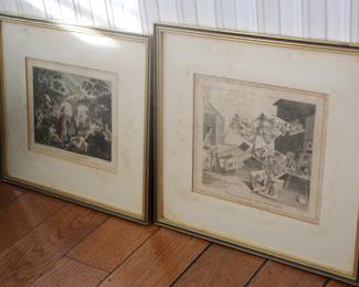W. Hogarth etchings