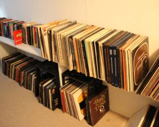 CD's & LP's (many classical, opera & show tunes)