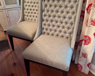 #15 - $250 - 2 arm chairs upholstered (2014) USA Design Master