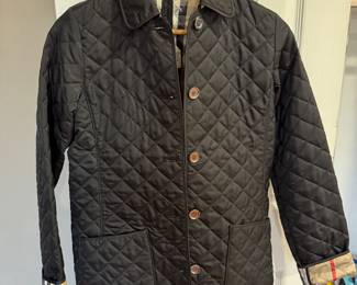 #58 - $100 - Burberry's matellasse black jacket - Youth sz 14 