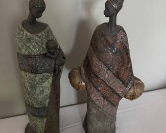 Rare Ladro pottery 16.5" H - $200 each 