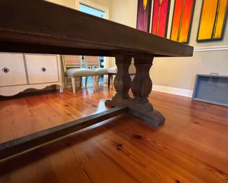 #11 - $1200 - Wood Dining Table 9'8"x39"Wx31"H