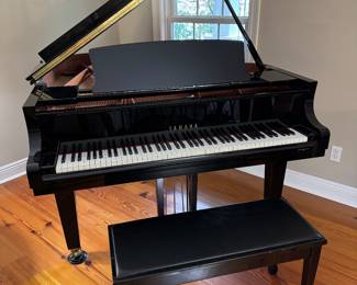 Yamaha baby grand piano - C2 model Conservatory - Black polished . Very clean. case is in mint condition . Has a player piano. $21,500