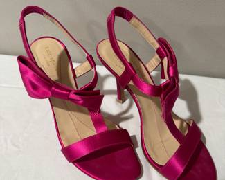 103. kate spade pink satin shoes size 7.5 $50