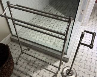 #85 - $44 - bathroom set towel holder - toilet paper holder 