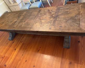 #11 - $1200 - Wood Dining Table 9'8"x39"Wx31"H