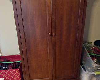 #88 - $240 - Diminutive Armoire 39"x64"x24" with inside mirror