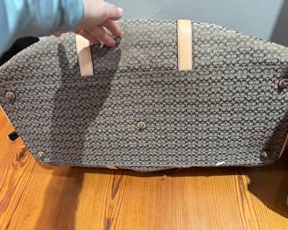 #111 - $180 - Coach Signature duffle bag 