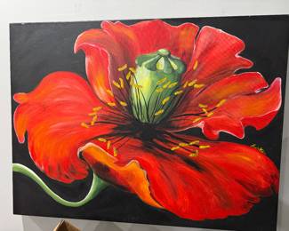 #123 - Signed Canvas 30x40 - $100