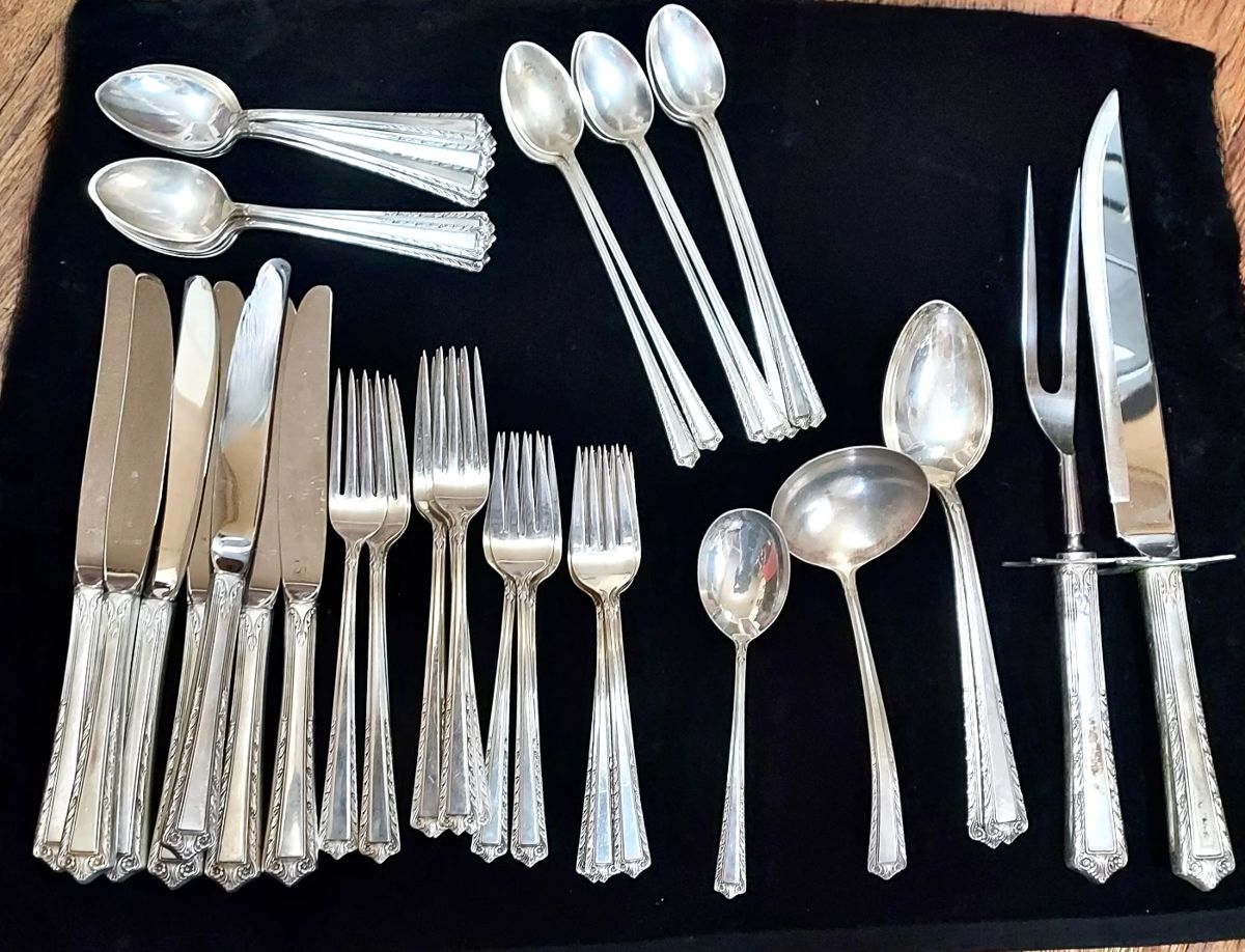 Sterling Silver Flatware, "Fine Arts Processional", 40 Pcs.
