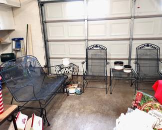 Metal Glider & Patio Chairs