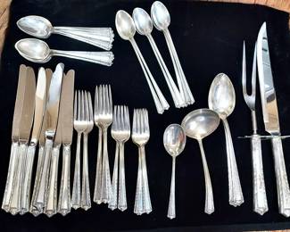 Sterling Silver Flatware, "Fine Arts Processional", 40 Pcs.