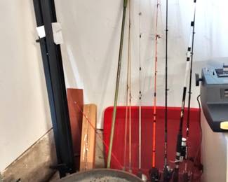Fishing Rods & Reels, Cast Iron Cooker