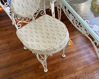 Wrought iron chair
